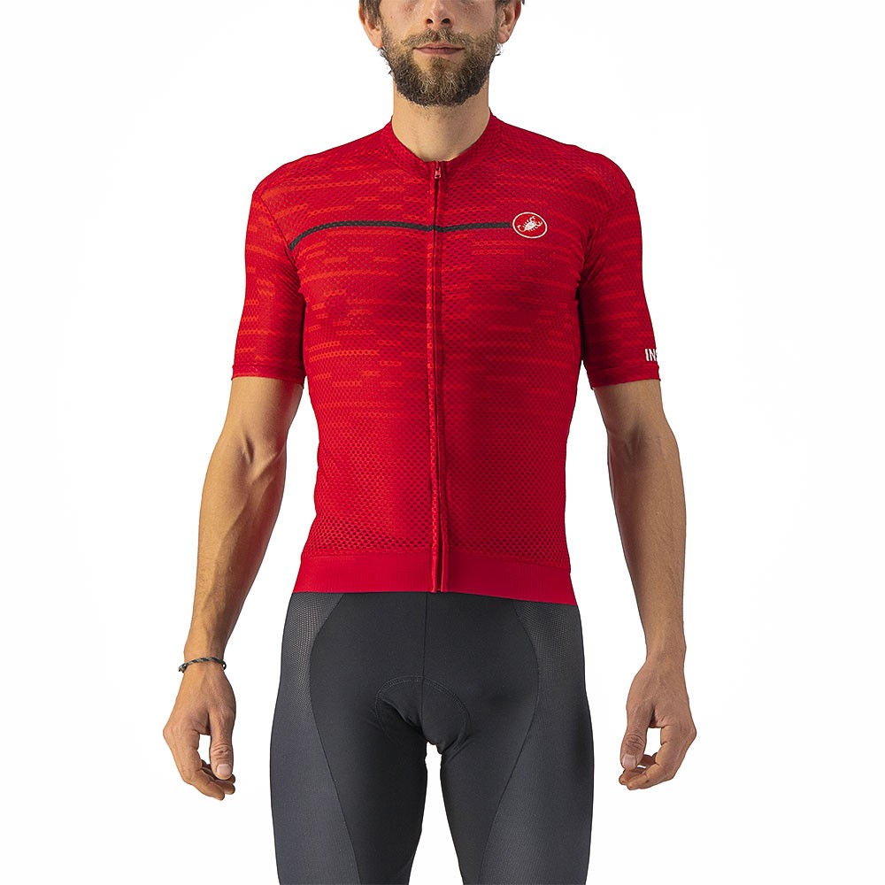 Castelli Maglia Ciclismo Insider Dark Red Uomo M