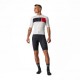 Castelli Maglia Ciclismo Prologo 7 Ivory/Light Black-Red Uomo