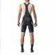 Castelli Salopette Ciclismo Competizione Kit Black/Silver Gray Uomo