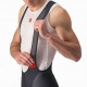 Castelli Salopette Ciclismo Competizione Kit Black/Silver Gray Uomo