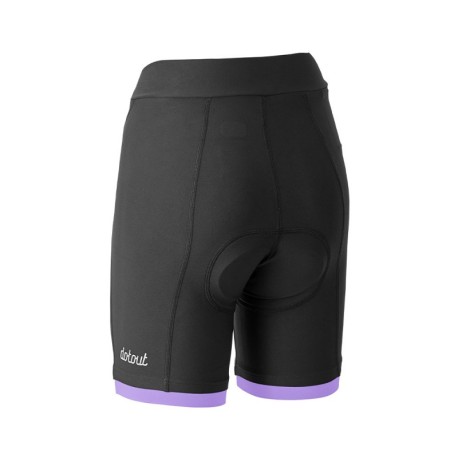 Dotout Pantaloncini Ciclismo Donna Instinct Black-Lilac Donna