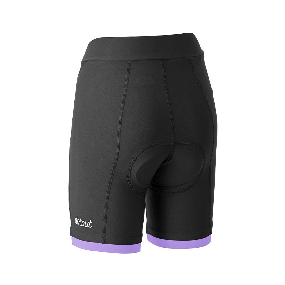 Dotout Pantaloncini Ciclismo Donna Instinct Black-Lilac Donna M