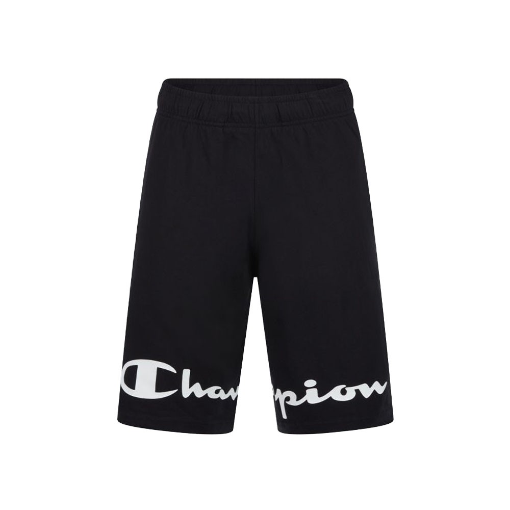 Champion Shorts Lungo Logo Nero Uomo L