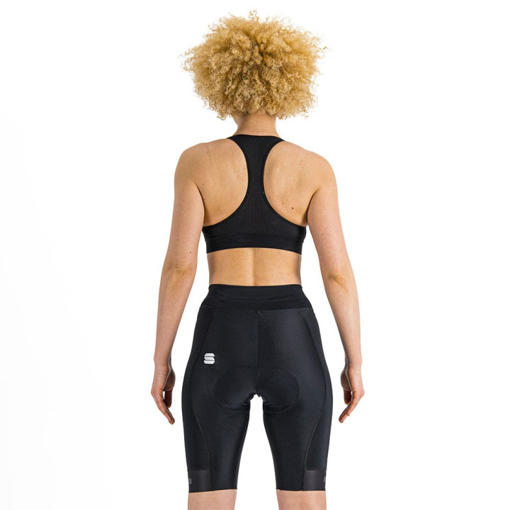 Sportful Pantaloncini Ciclismo Donna Neo Black Donna