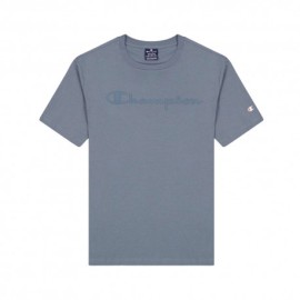 Champion T-Shirt Logo Grande Grigio Uomo