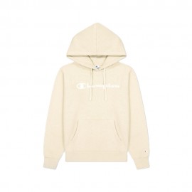 Champion Felpa Con Cappuccio Logo Sabbia Donna