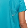 Nike T-Shirt Running Fast Rapid Teal Reflective Argento Donna