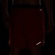 Nike Pantaloncini Running Stride Ek 7" Chile Rosso Nero Reflective Argento Uomo