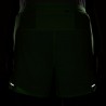 Nike Pantaloncini Running Stride 2In1 5" Lime Nero Uomo