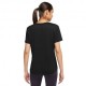 Nike Maglia Running Mm Run Swoosh Nero Bianco Donna