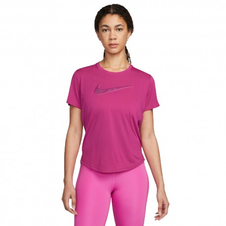 Nike Maglia Running Mm Run Swoosh Fireberry Donna