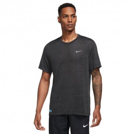 Nike Maglia Running Division Techknit Ultra Medium Ash Nero Re Uomo