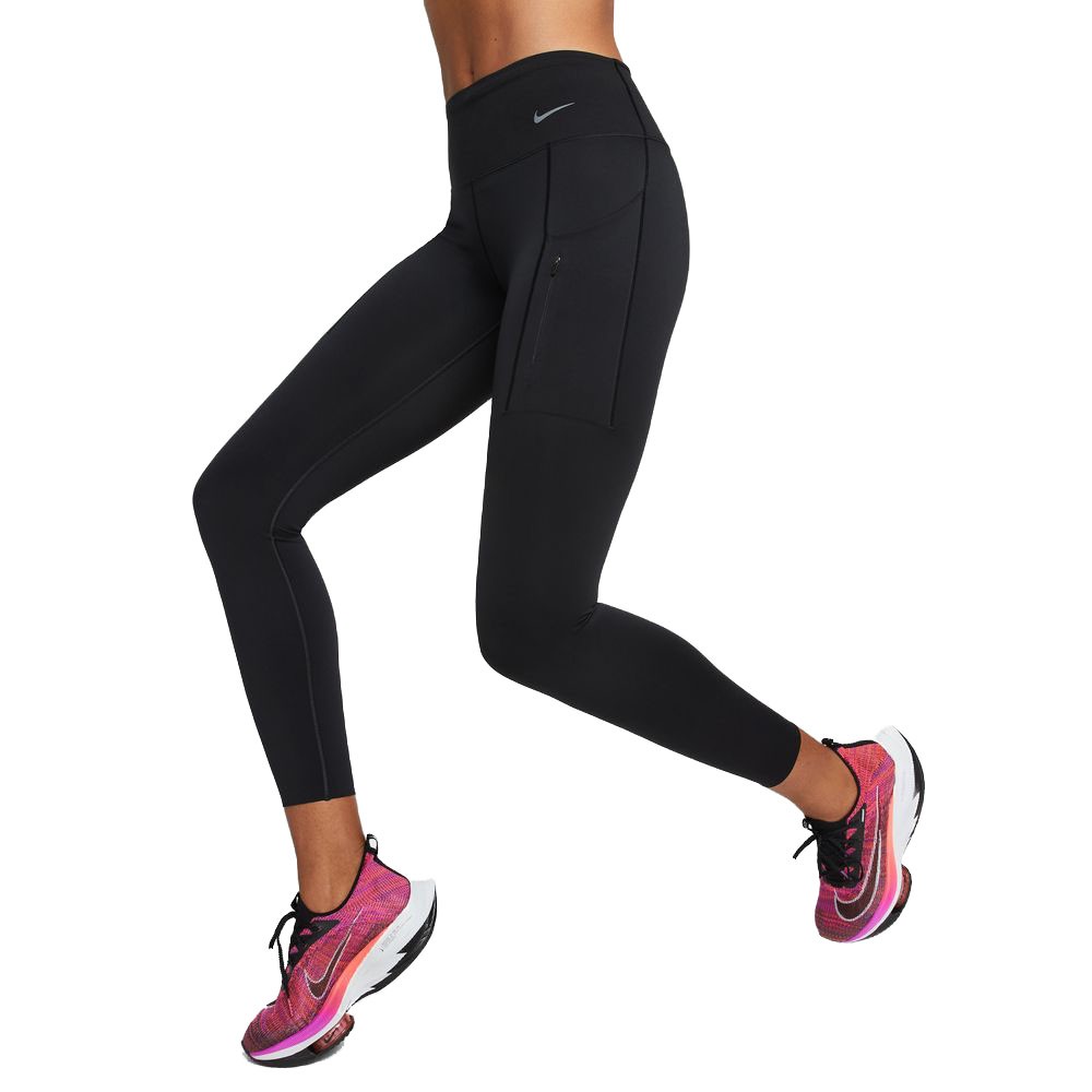 Nike Leggings Running Go 7 8 Nero Donna XS