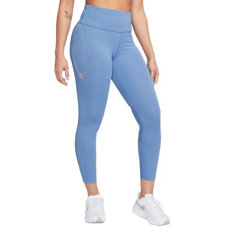 Nike Leggings Running Fast Polar Diffused Blue Donna