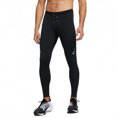 Nike Leggings Running Aeroswift Nero Bianco Uomo