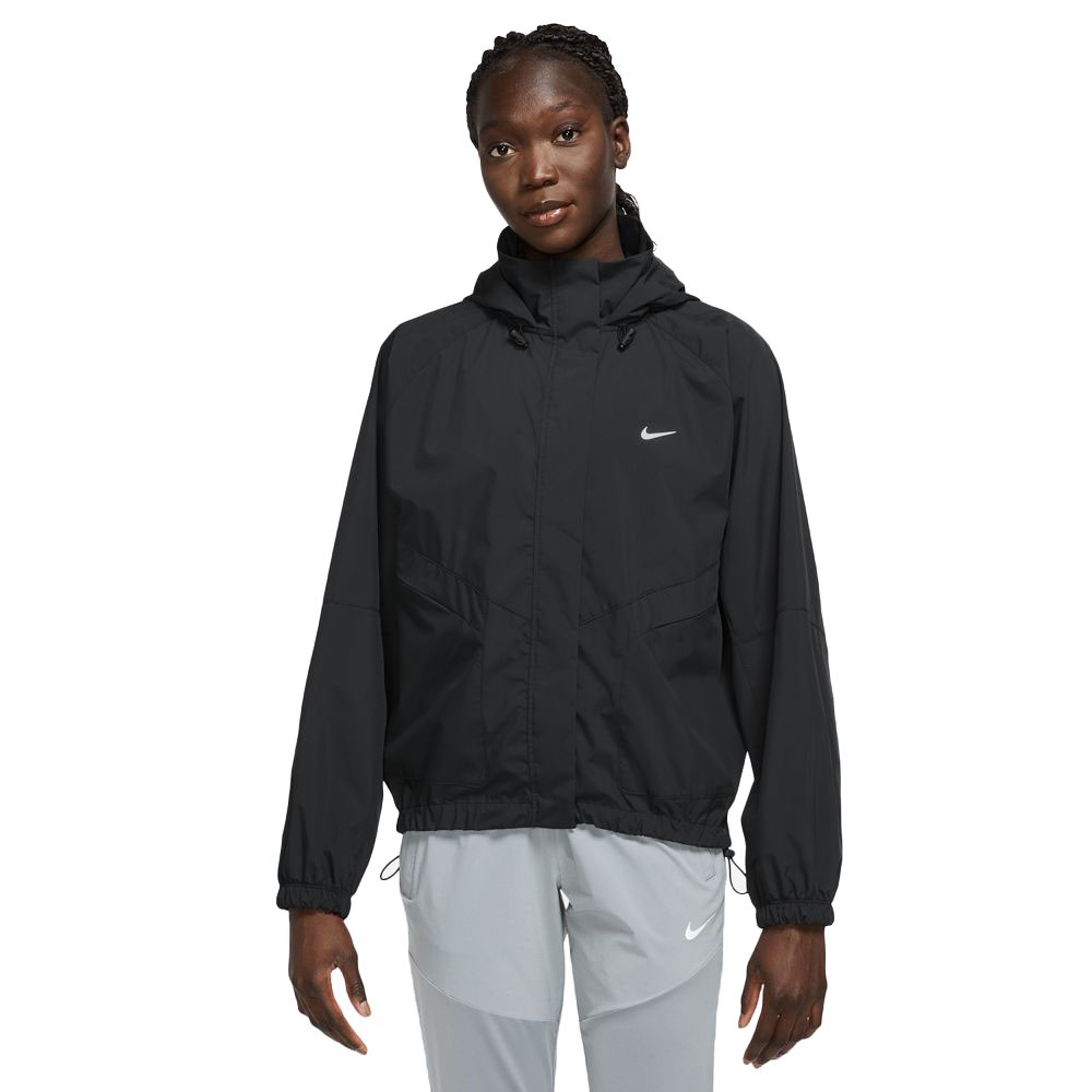 Image of Nike Giacca Running Swift Nero Reflective Argento Donna M