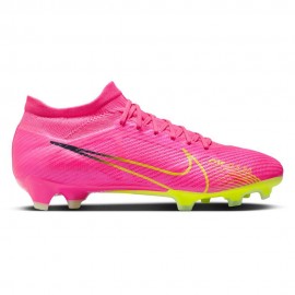 Nike Zoom Mercurial Vapor 15 Pro Fg Fucsia Lime - Scarpe Da Calcio Uomo