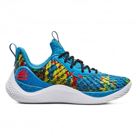 Under Armour Curry 10 SP Capri Blu - Scarpe Basket Uomo