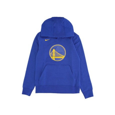 Nike Felpa Nba Flc Essent Warriors Blu Giallo Bambino