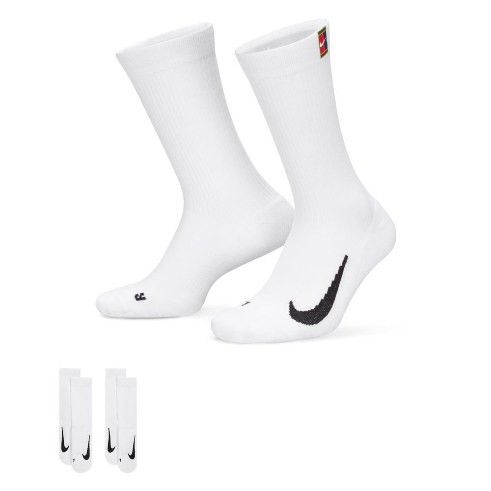 Image of Nike Calze Tennis Multiplier Cushioned Bianco Uomo XL
