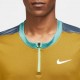 Nike Maglia Tennis Advantage Zip Bronzine Diffused Blue Was Uomo