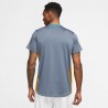 Nike Maglia Tennis Advantage Zip Bronzine Diffused Blue Was Uomo