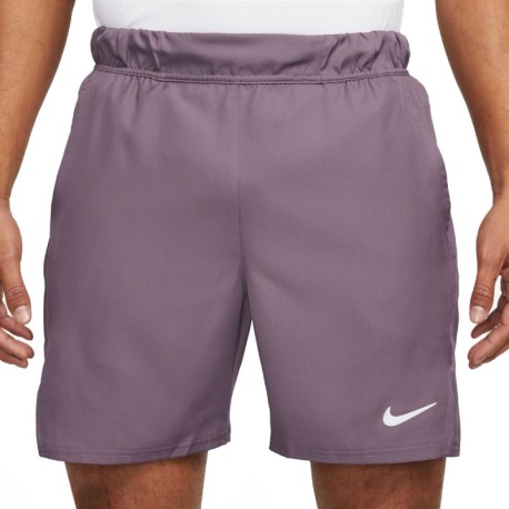 Nike Pantaloncini Tennis Flex Victory 7" Violet Dust Uomo