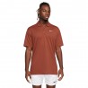 Nike Polo Tennis Solid Rugged Arancio Bianco Uomo