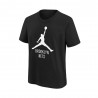 Nike T-Shirt Basket Nba Jordan Nets Nero Bianco Bambino