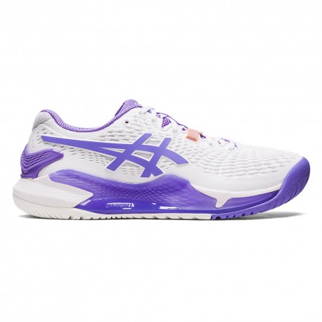 Asics Gel-Resolution 9 Hc Bianco Amethyst - Scarpe Da Tennis Donna