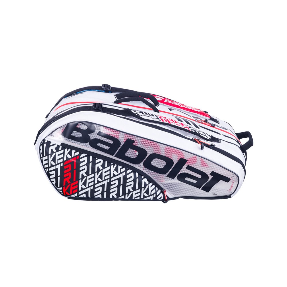 Babolat Borsa Tennis Rh Pure Strike X 12 Bianco Rosso Nero Uomo TU