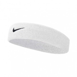 Nike Fascia Tennis Tergisudore Swoosh Bianco Nero Uomo