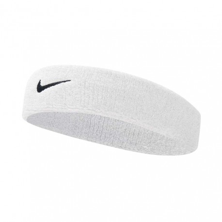 Nike Fascia Tennis Tergisudore Swoosh Bianco Nero Uomo