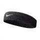 Nike Fascia Tennis Tergisudore Swoosh Nero Bianco Uomo