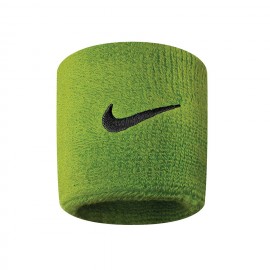 Nike Polsini Tennis Tergisudore Swoosh Atomic Verde Nero Uomo