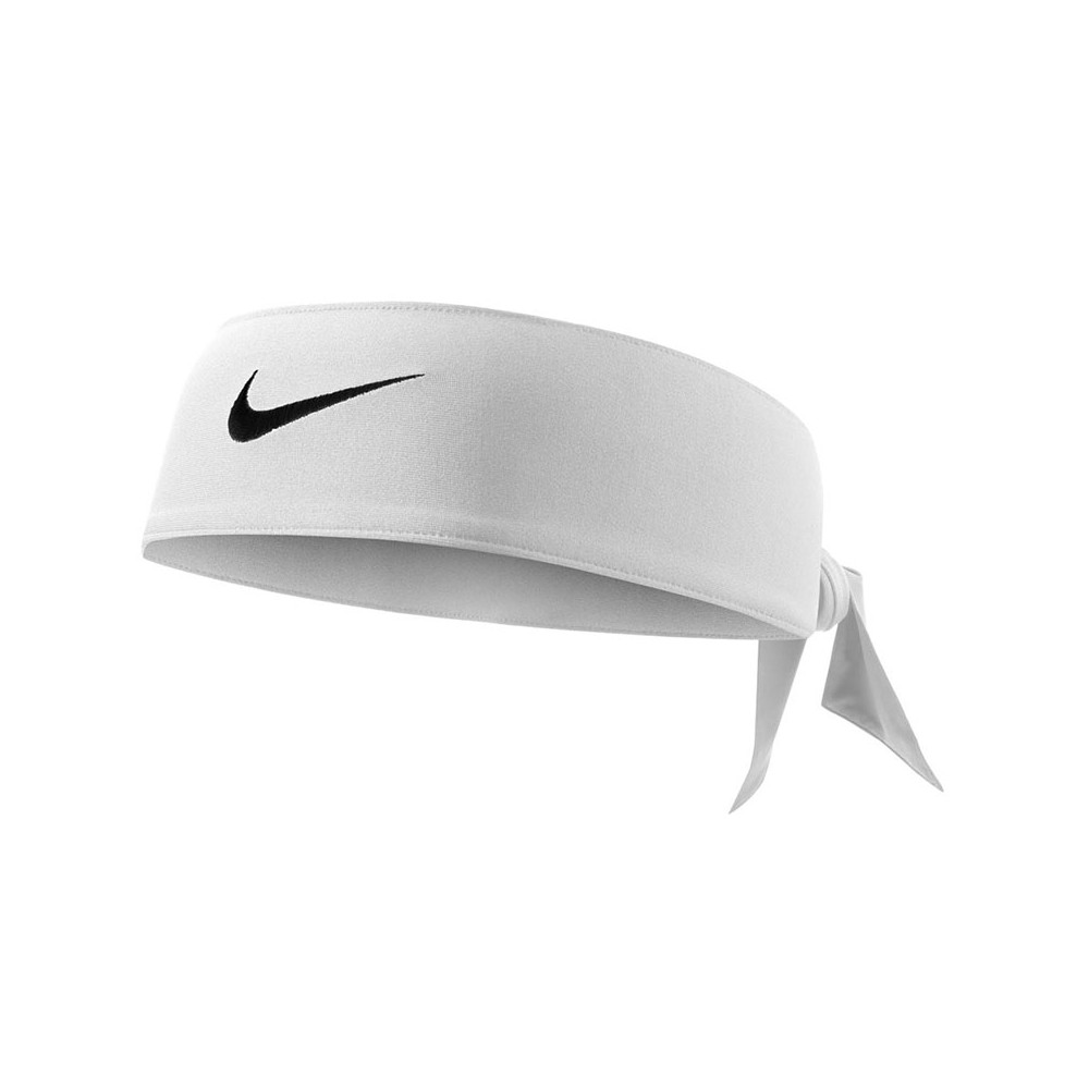 Image of Nike Bandana Tennis Dri-Fit Bianco Nero Uomo TU