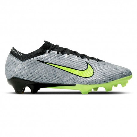 Nike Zoom Mercurial Vapor 15 Elite Xxv Fg Lime Silv - Scarpe Da Calcio Uomo