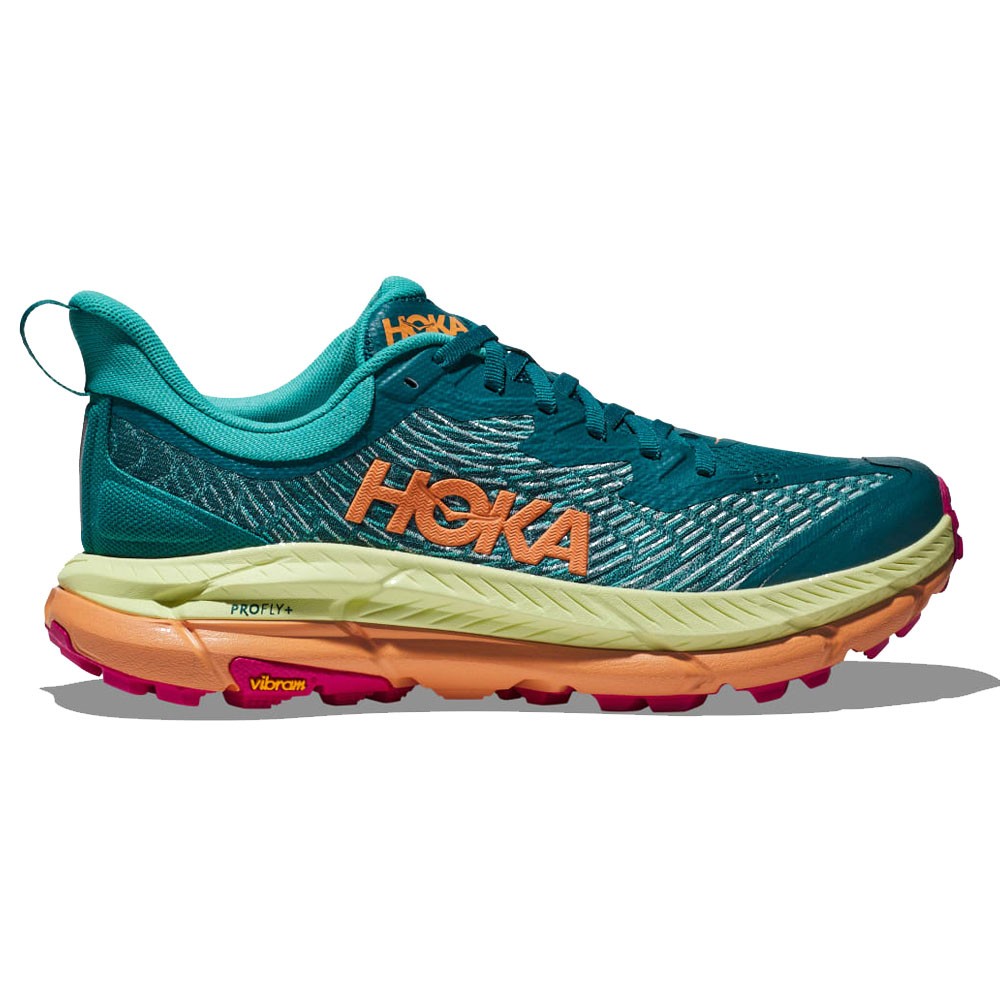Hoka Mafate Speed 4 Verde Giallo - Scarpe Trail Running Donna EUR 37 1/3 / US 6