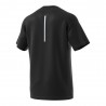 ADIDAS T-Shirt Running Ultimate Knit Nero Uomo