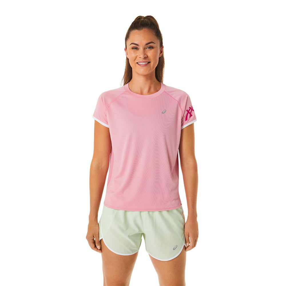 Image of Asics Maglia Running Mm Icon Rosa Donna XS