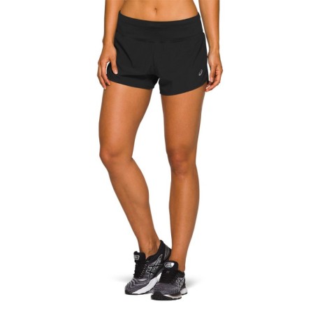 Asics Pantaloncini Running Road 3,5" Nero Donna