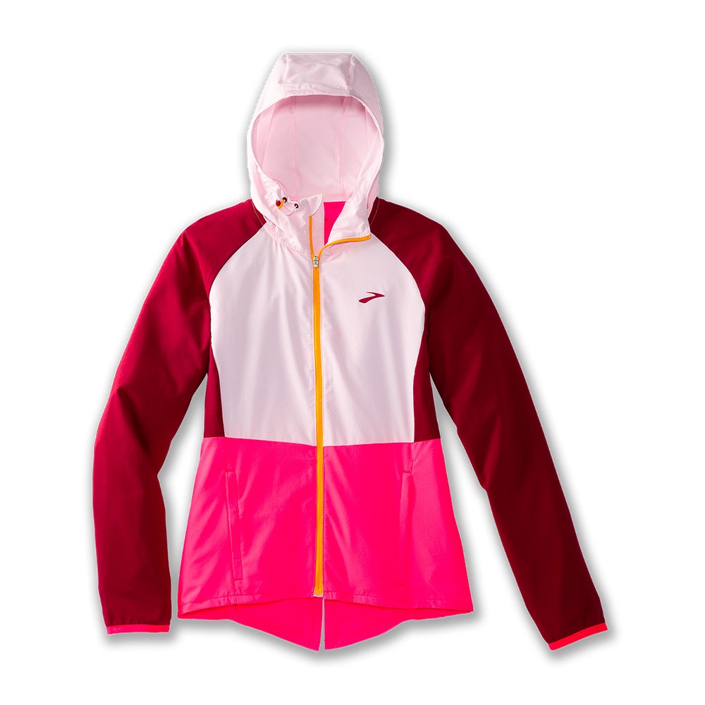 Image of Brooks Giacca Running Canopy Jacket Quartz Hyper Rosa Donna XS