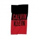 Calvin Klein Telo Mare Logo Bicolor Nero Uomo