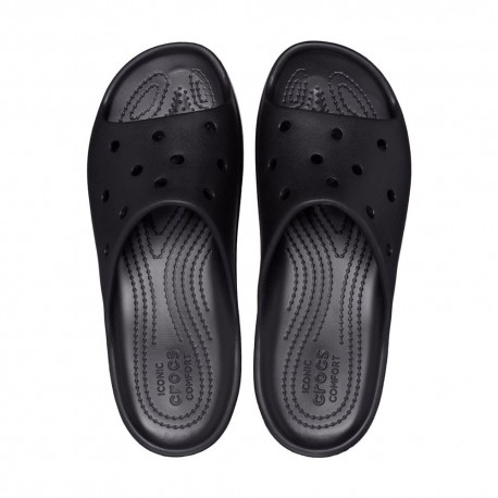 Crocs Platform Nero Nero - Ciabatte Mare Donna