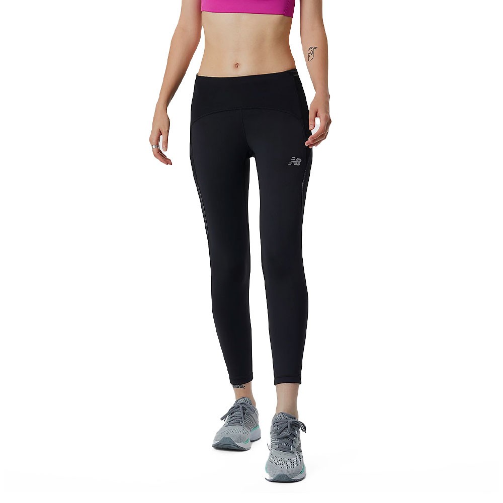 Image of New Balance Pantaloni Running Impact Run Crop Nero Donna M