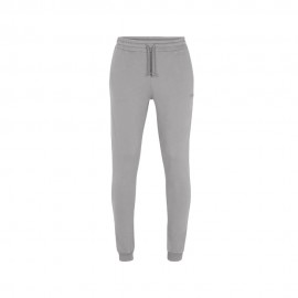 Fila Pantaloni Con Polsino Logo Tono Su Tono Grigio Uomo