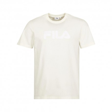 Fila T-Shirt Logo Tono Su Tono Bianco Donna