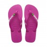 Havaianas Brasil Logo Fuxia - Infradito Mare Donna