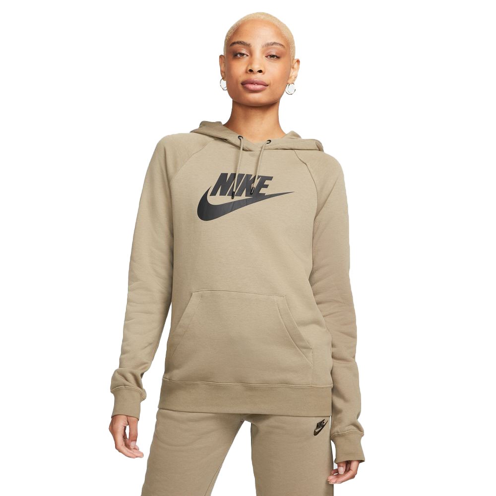 Image of Nike Felpa Con Cappuccio Verde Donna M