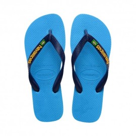 Havaianas Brasil Logo Turchese - Infradito Mare Uomo